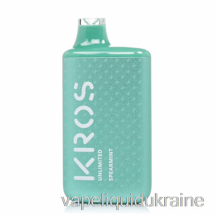 Vape Liquid Ukraine KROS Unlimited 6000 Disposable Spearmint